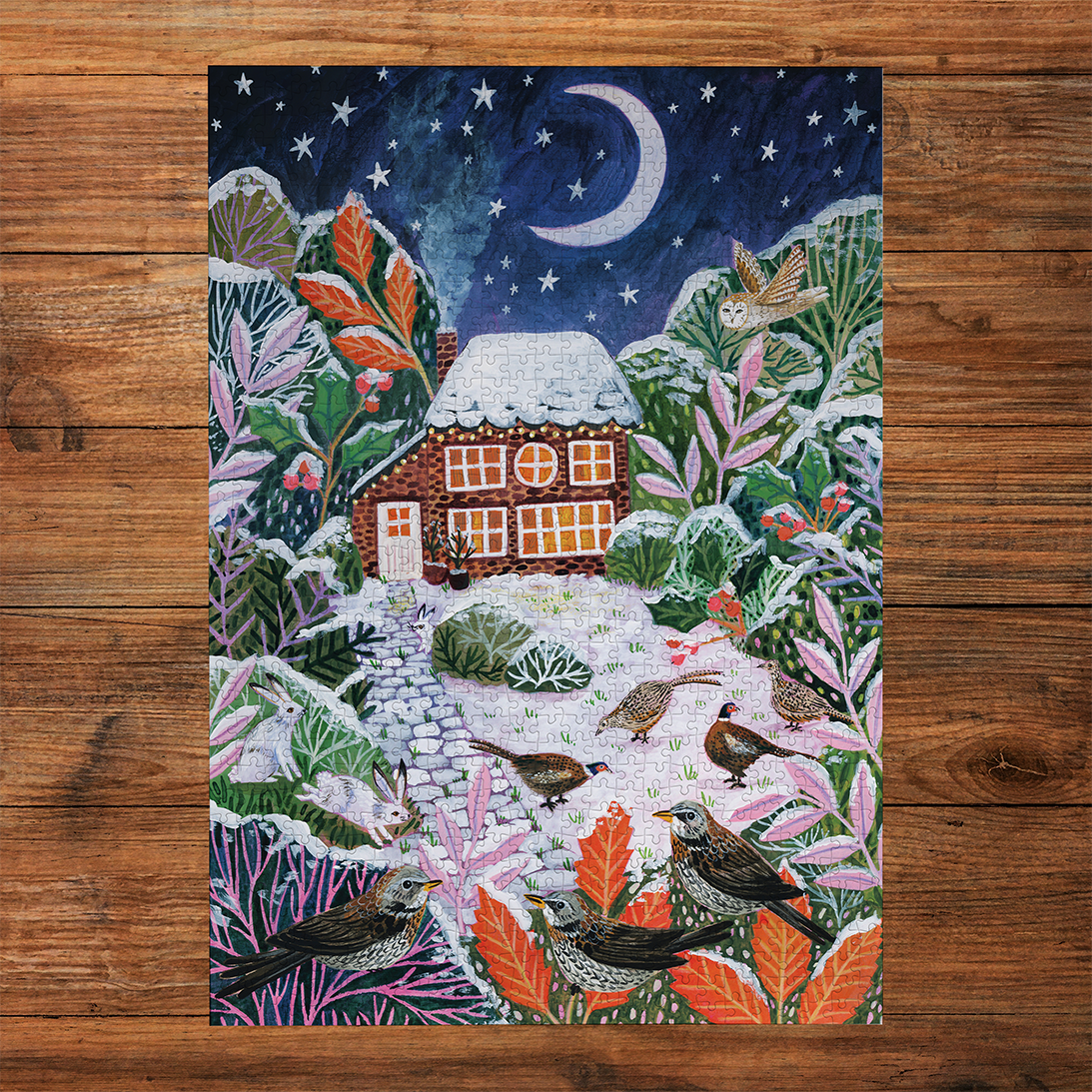 Frosty Fauna – Lee Foster Wilson 3 x 500 Piece Jigsaw Puzzle