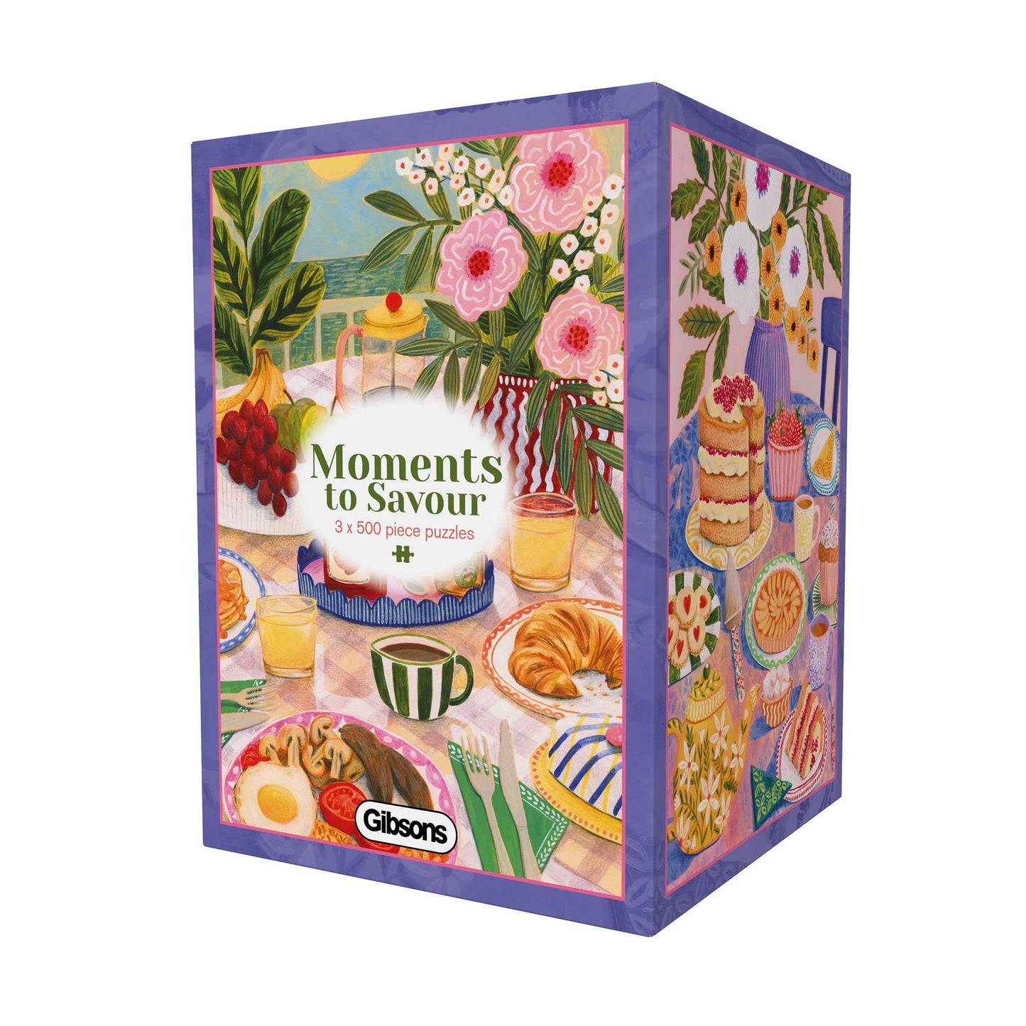 Moments to Savour 3x500 Piece Jigsaw Puzzle