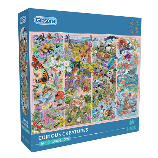Curious Creatures 1000 Piece Jigsaw Puzzle