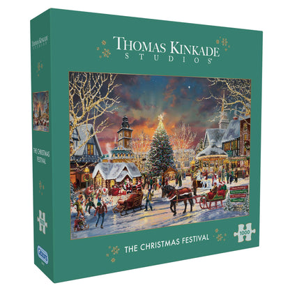 The Christmas Festival – Thomas Kinkade 1000 Piece Jigsaw Puzzle