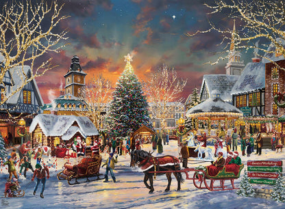 The Christmas Festival – Thomas Kinkade 1000 Piece Jigsaw Puzzle