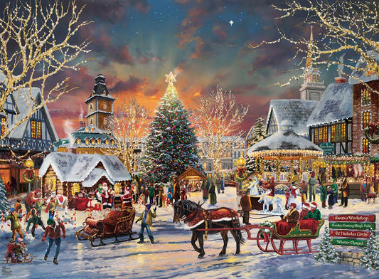 The Christmas Festival – Thomas Kinkade 1000 Piece Jigsaw Puzzle