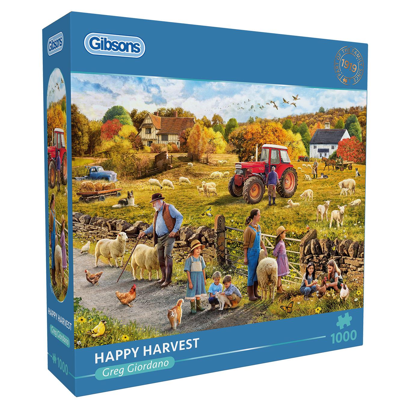 Happy Harvest – Greg Giordano 1000 Piece Jigsaw Puzzle