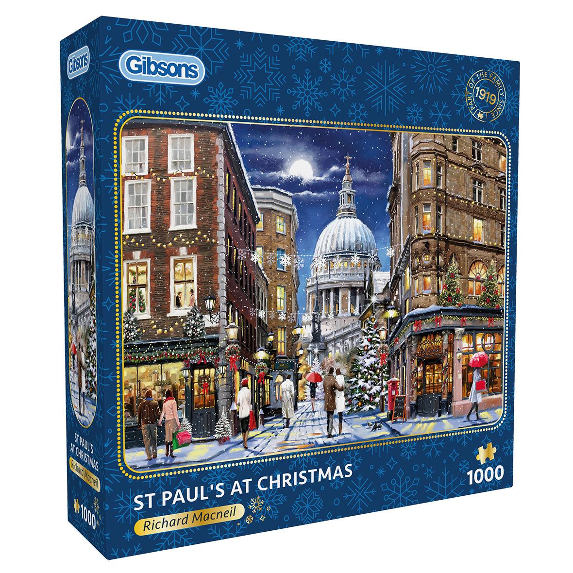 St Paul’s at Christmas – Richard Macneil - 1000 Piece Jigsaw Puzzle