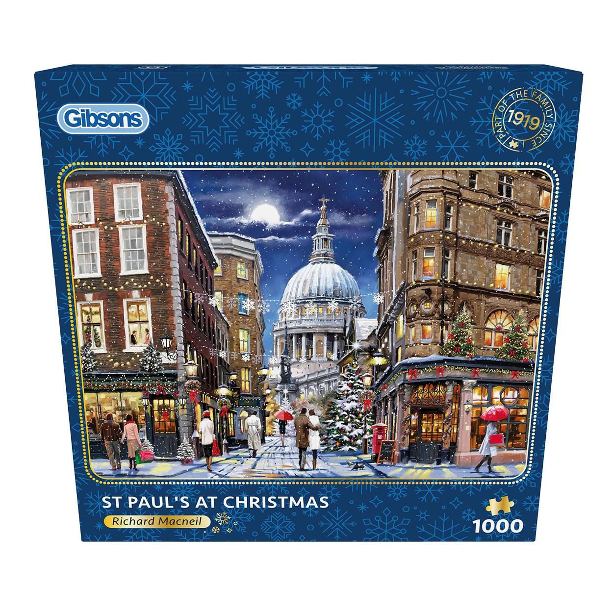 St Paul’s at Christmas – Richard Macneil - 1000 Piece Jigsaw Puzzle