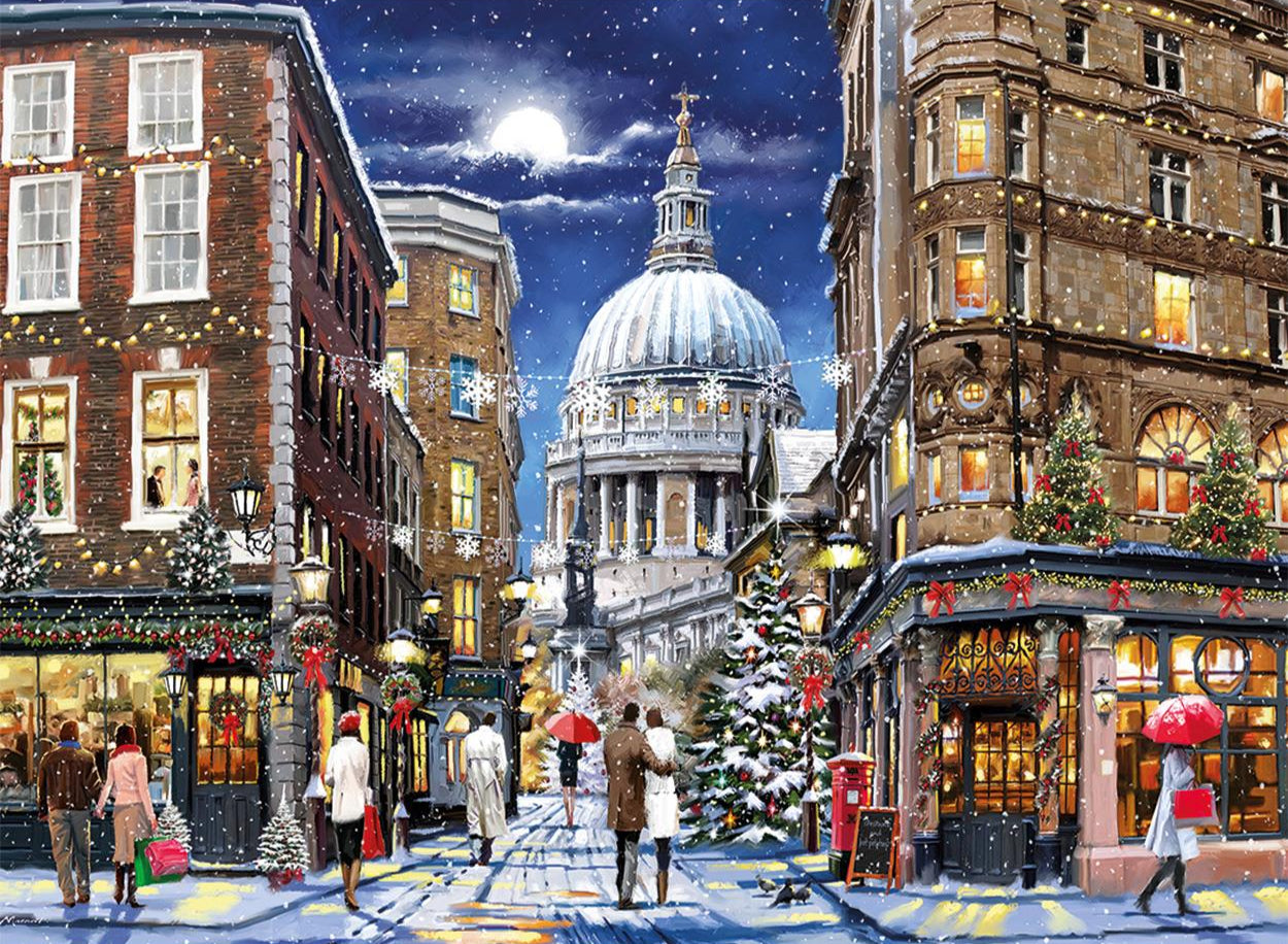 St Paul’s at Christmas – Richard Macneil - 1000 Piece Jigsaw Puzzle
