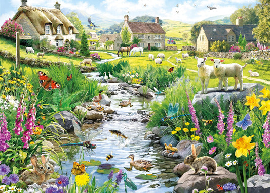 Babbling Brook 1000 Piece Jigsaw Puzzle