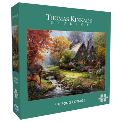 Thomas Kinkade: Birdsong Cottage 1000 Piece Jigsaw Puzzle