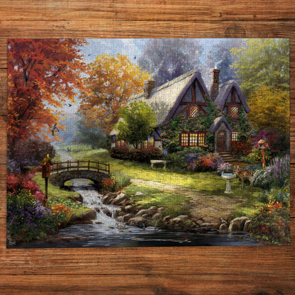 Thomas Kinkade: Birdsong Cottage 1000 Piece Jigsaw Puzzle