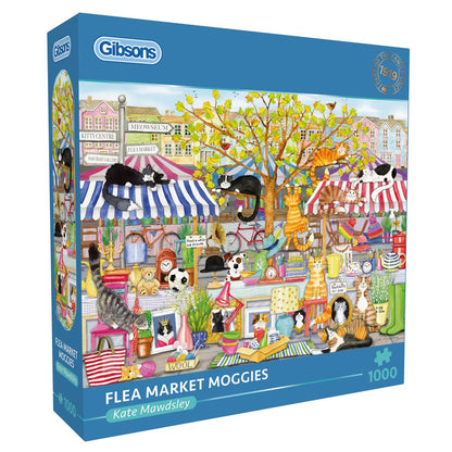 Flea Market Moggies 1000 Piece Jigsaw Puzzle