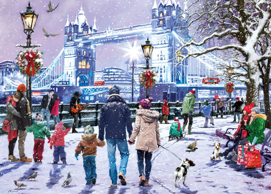 Towerbridge at Christmas 1000 Piece Jigsaw Puzzle