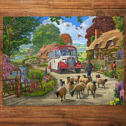 Touring the Countryside 1000 Piece Jigsaw Puzzle