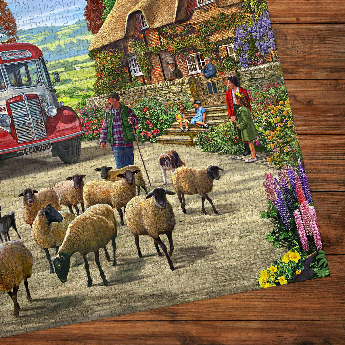 Touring the Countryside 1000 Piece Jigsaw Puzzle