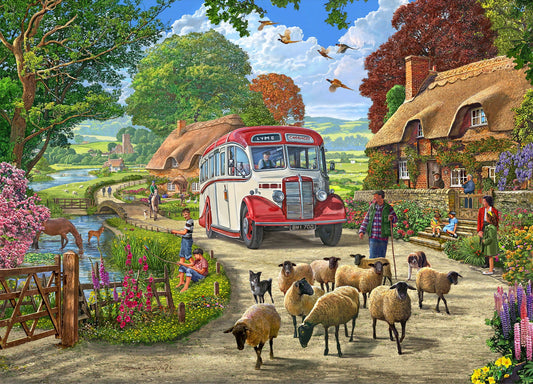 Touring the Countryside 1000 Piece Jigsaw Puzzle