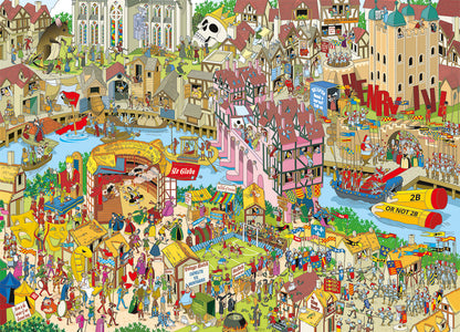 Jokesaws: Shakespeare Shake-up 1000 Piece Jigsaw Puzzle