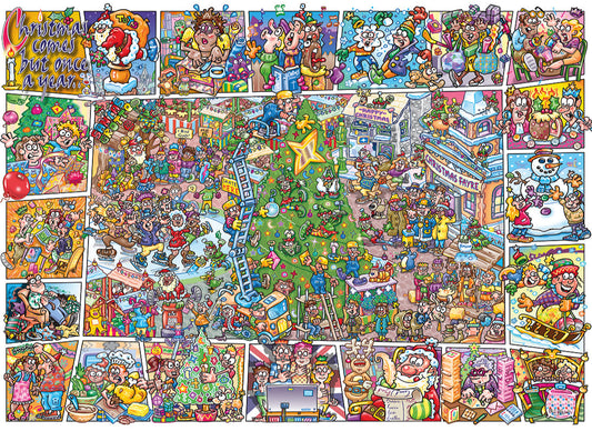 Jokesaws Crackers for Christmas 1000 Piece Jigsaw Puzzle