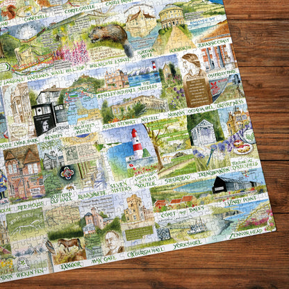 National Trust: Landmarks & Landscapes 1000 Piece Jigsaw Puzzle