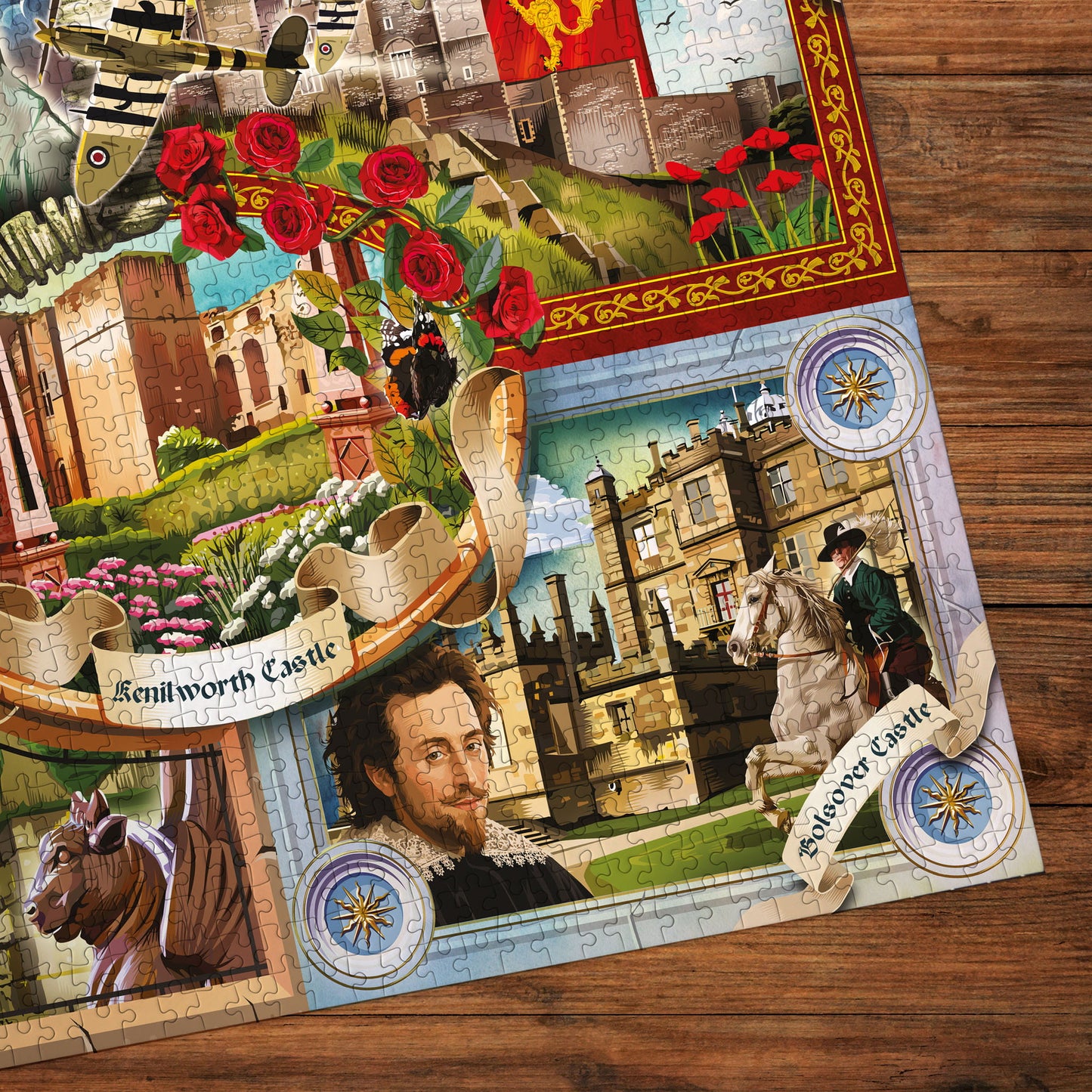 English Heritage: Castles of England 1000 Piece Jigsaw Puzzle