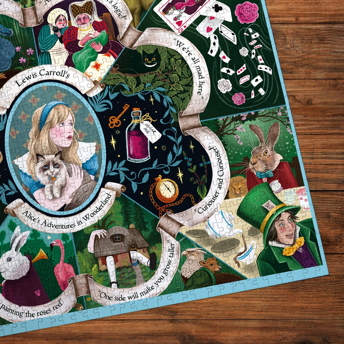 Alice's Adventures in Wonderland 1000 Piece Jigsaw Puzzle