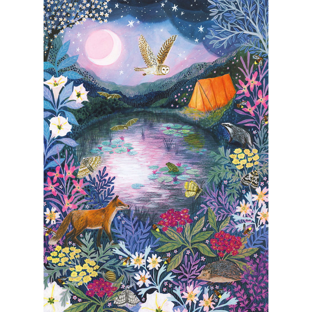 PRE-ORDER Nighttime At The Lake 1000 Piece Jigsaw Puzzle