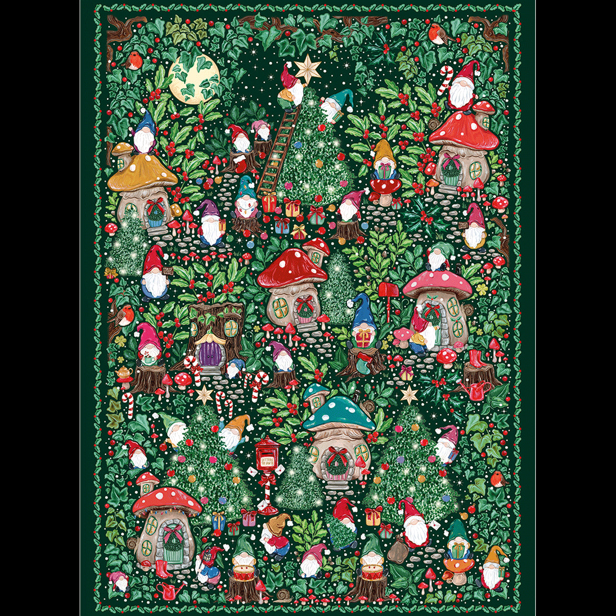 The Art File: Christmas Village 1000 Piece Jigsaw Puzzle