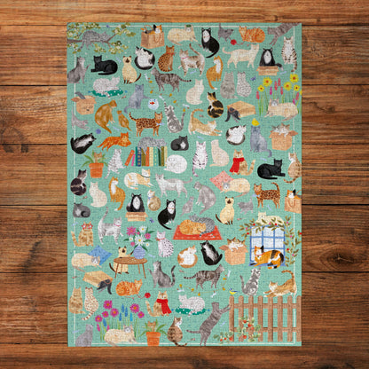 The Art File: It's a Cat's Life 1000 Piece Jigsaw Puzzle