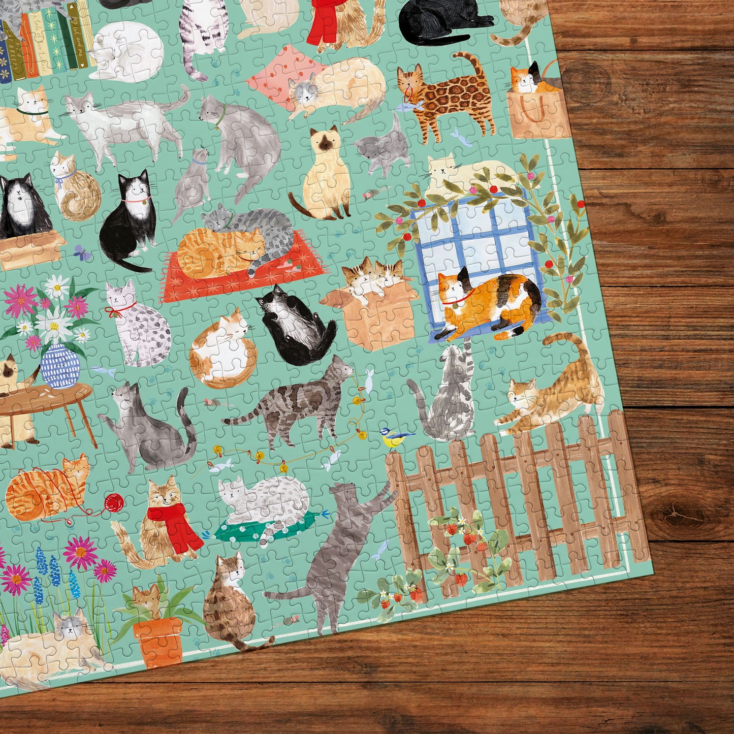 The Art File: It's a Cat's Life 1000 Piece Jigsaw Puzzle