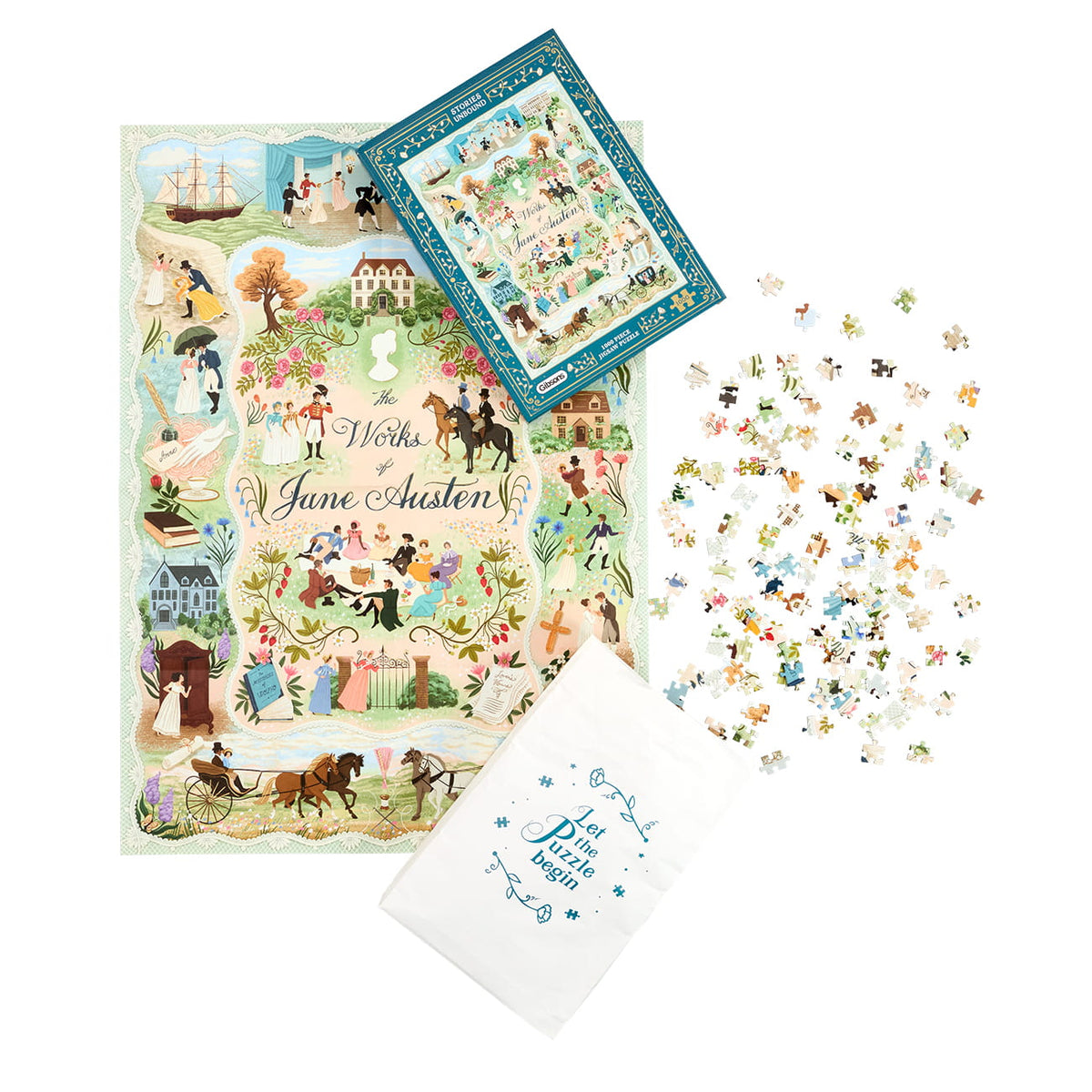 PRE-ORDER Stories Unbound: Jane Austen 1000 Piece Jigsaw Puzzle