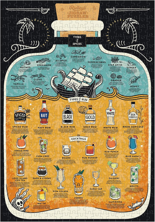 Rum Lover's 500 Piece Jigsaw Puzzle