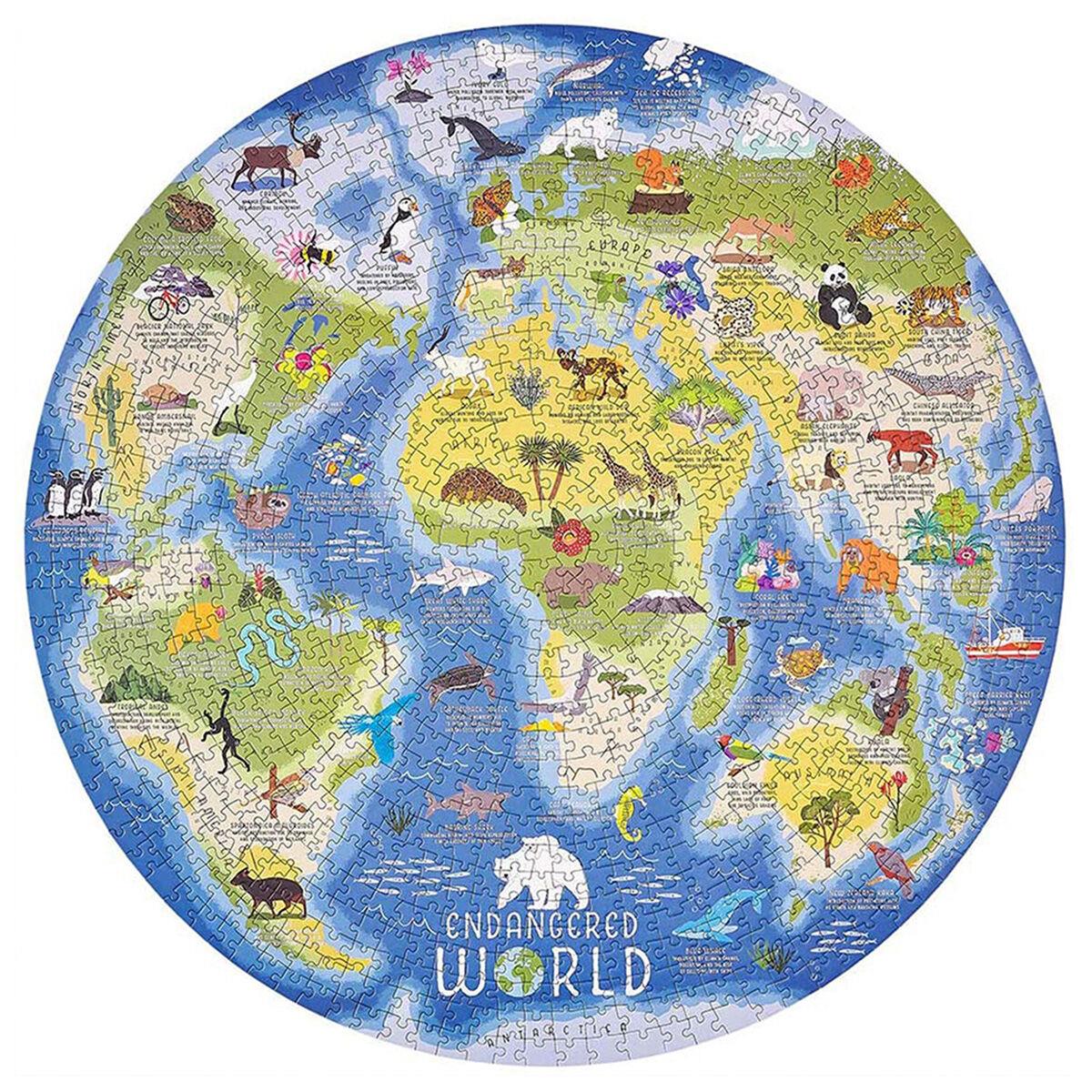 Endangered World 1000 Piece Jigsaw Puzzle