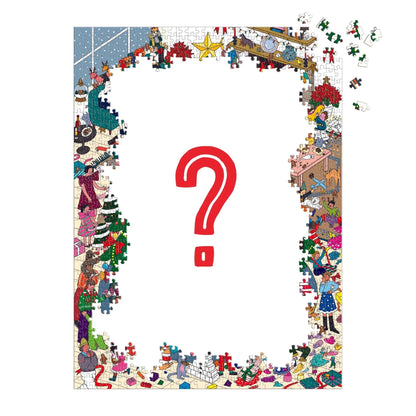 Merry In the Making 1000 Piece Surprise Jigsaw Puzzle