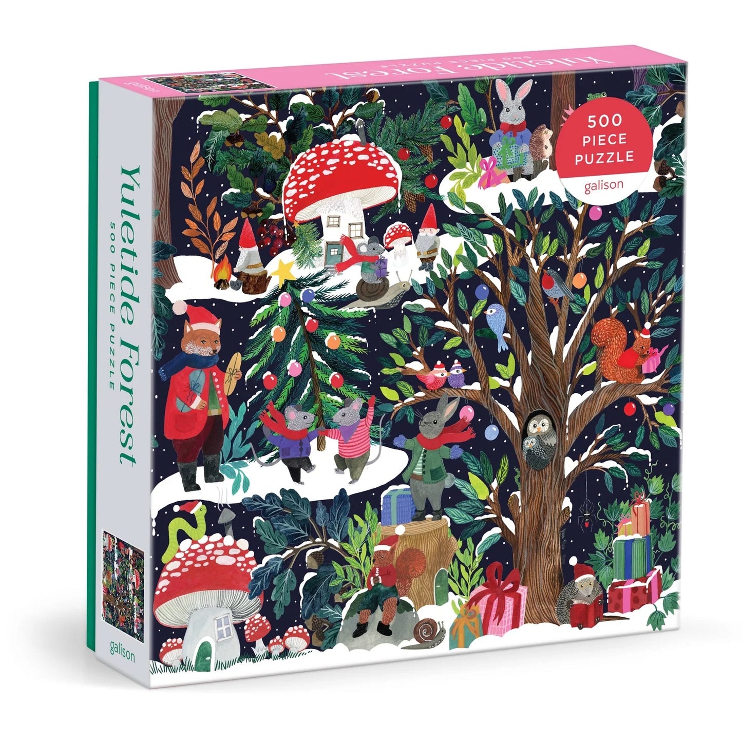 Yuletide Forest 500 Piece Jigsaw Puzzle