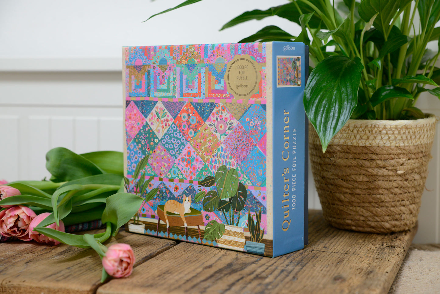 Victoria Ball Quilter's Corner 1000 Piece Foil Puzzle