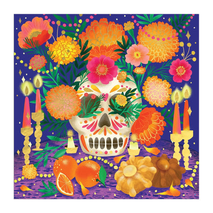 Ofrenda del Día de Muertos 500 Piece Foil Jigsaw Puzzle