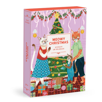 Meowy Christmas 12 Days of Puzzles 500 Piece Advent Calendar