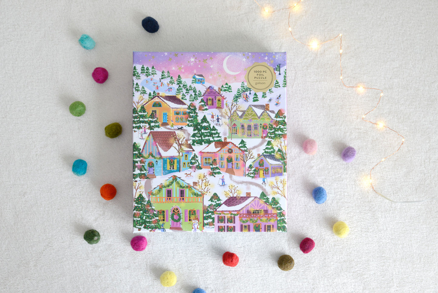 Joy Laforme Snowcap Village 1000 Piece Jigsaw Puzzle