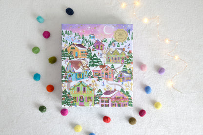 Joy Laforme Snowcap Village 1000 Piece Jigsaw Puzzle