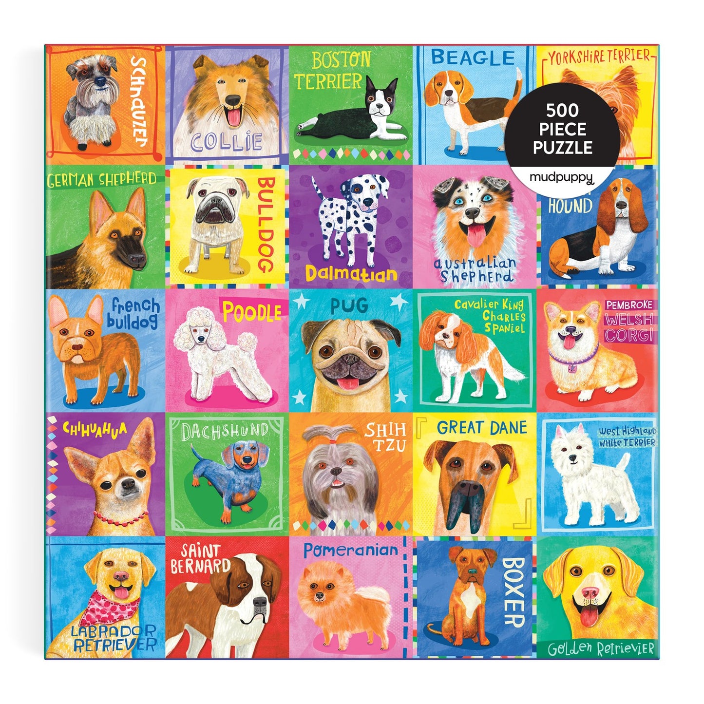Pawsome Portraits 500 Piece Jigsaw Puzzle