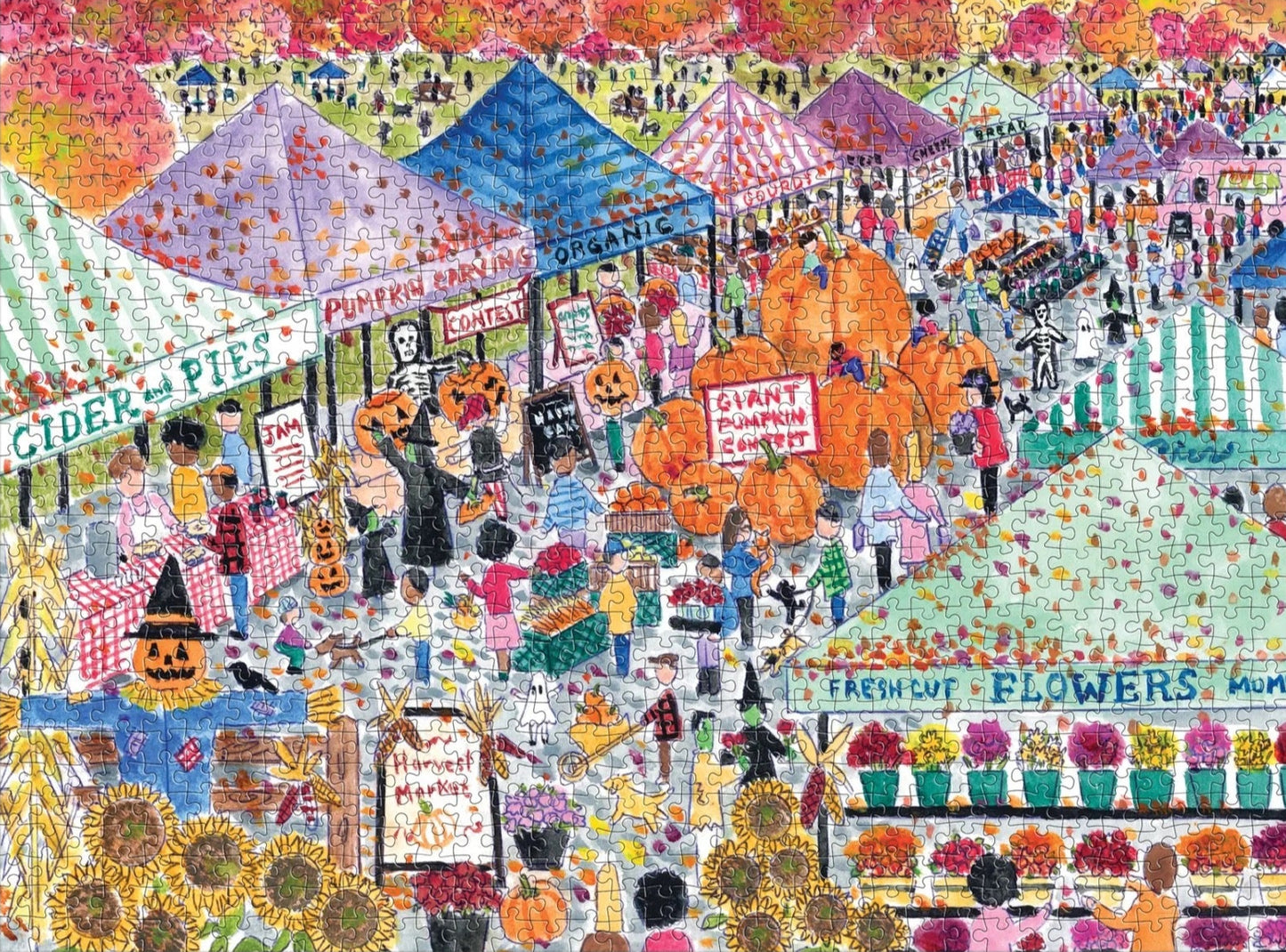 Michael Storrings Harvest Market 1000 Piece Jigsaw Puzzle