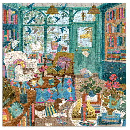 Bookshop Afternoon 500 Piece Foil Jigsaw Puzzle