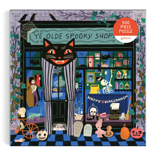 Ye Olde Spooky Shoppe 500 Piece Jigsaw Puzzle
