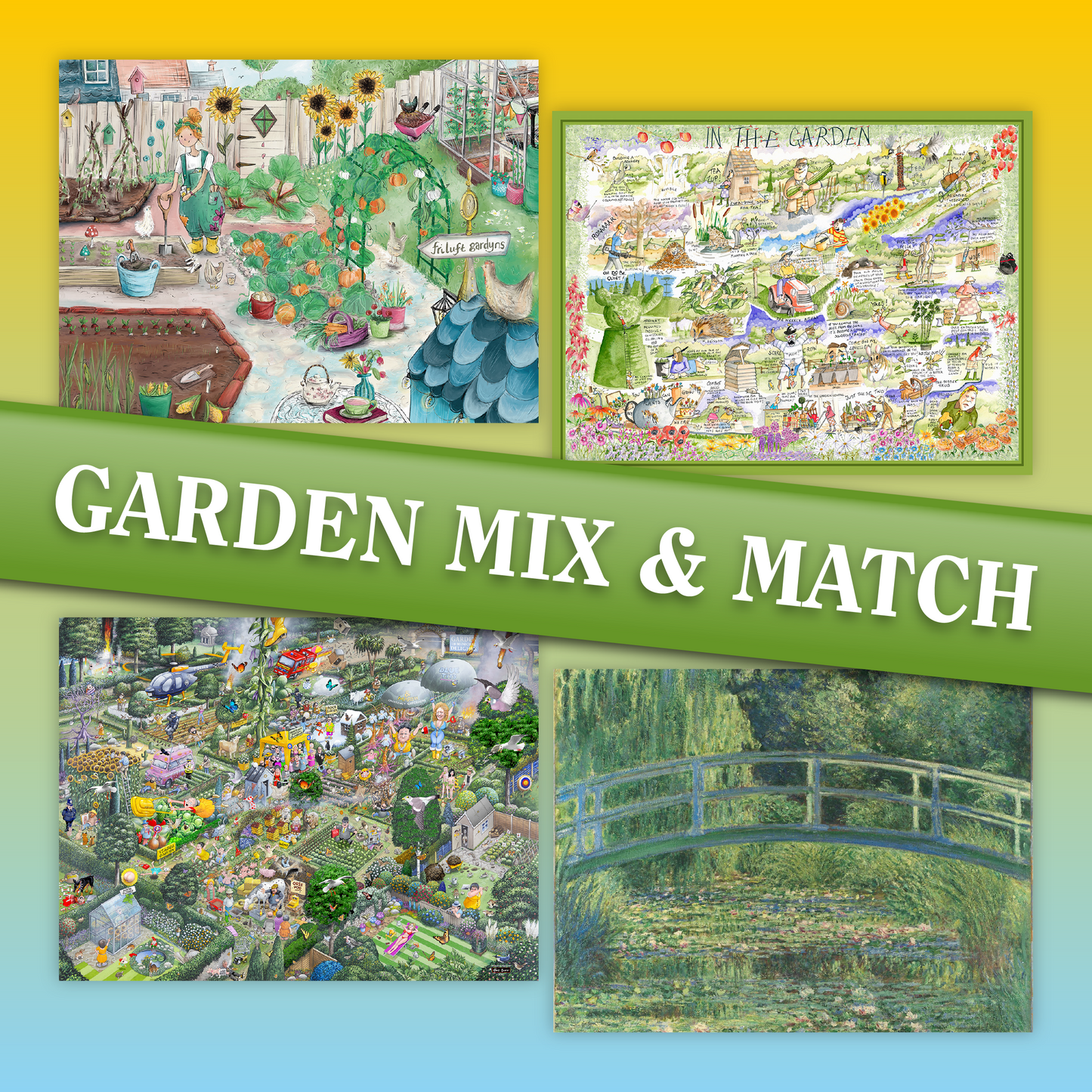 Garden Jigsaw Puzzle Bundle - Mix & Match