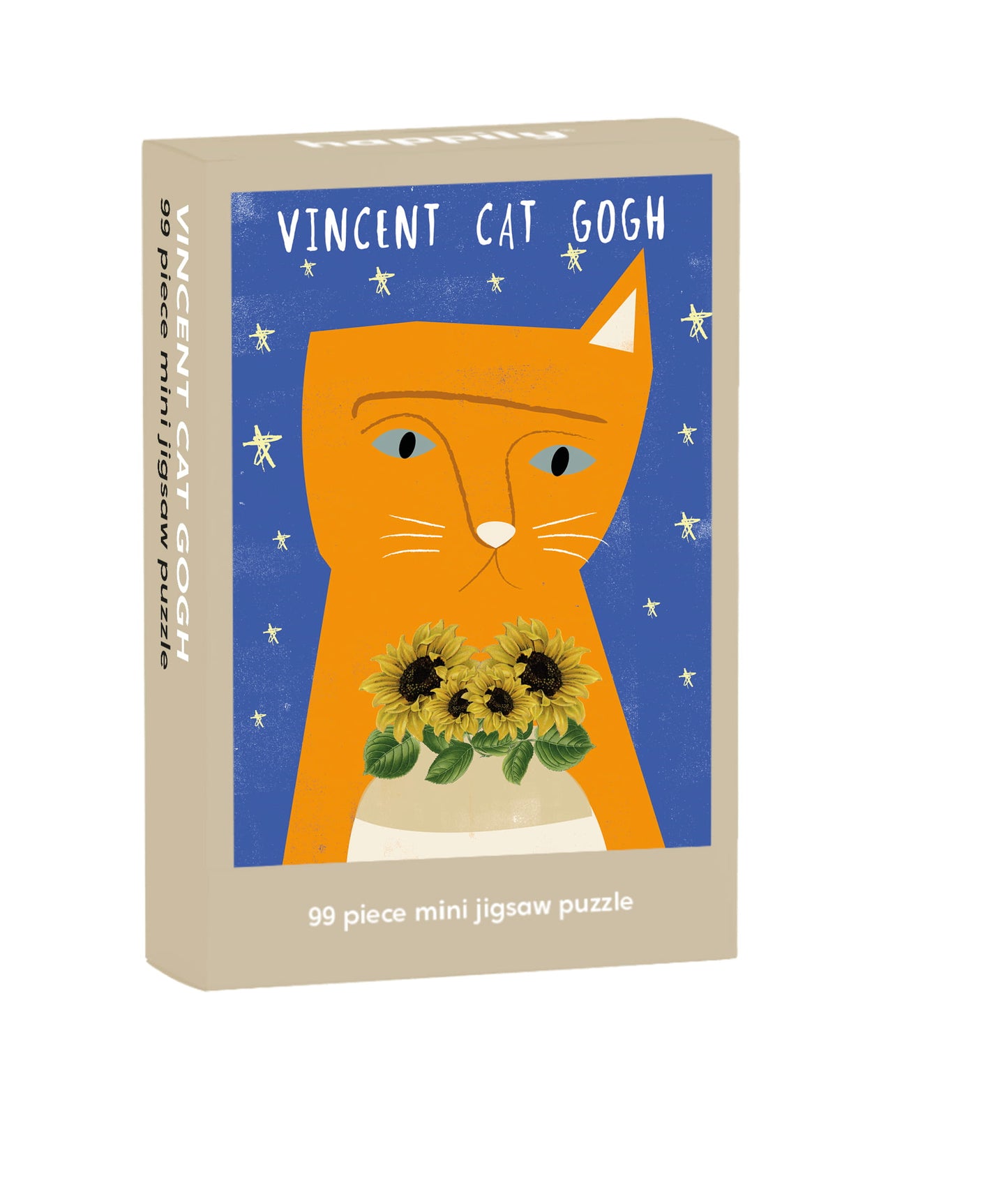 Vincent Cat Gogh 99 Piece Mini Jigsaw Puzzle