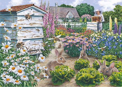 Honey Bunnies 500 Piece Jigsaw Puzzle