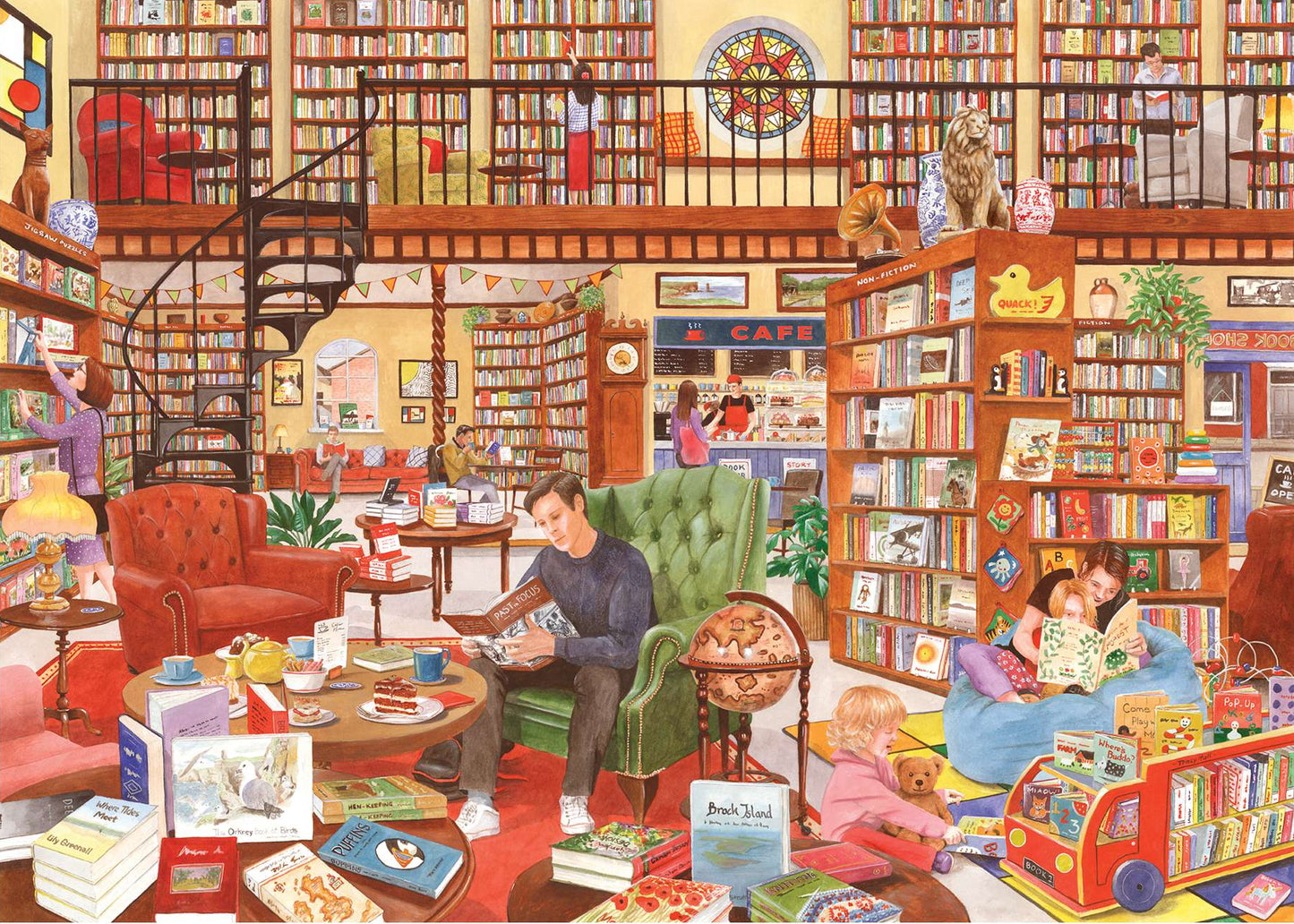 Tea and Tales 500 Piece Jigsaw Puzzle