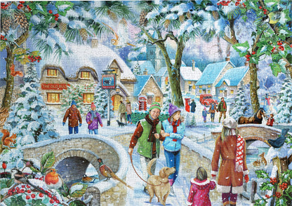 No.30 Winter Break Find The Difference 1000 Piece Jigsaw Puzzle