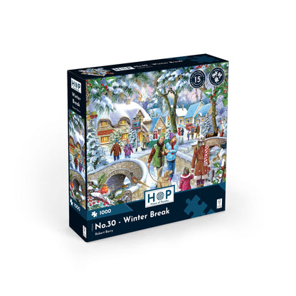 No.30 Winter Break Find The Difference 1000 Piece Jigsaw Puzzle
