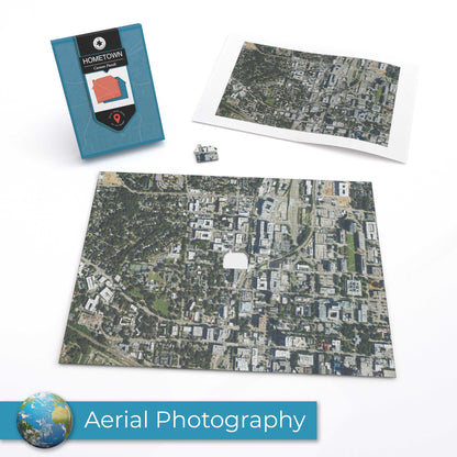 Hometown Personalised UK Map Jigsaw Puzzle