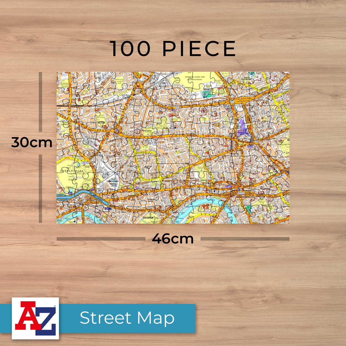 Hometown Personalised UK Map Jigsaw Puzzle