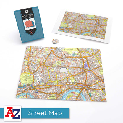 Hometown Personalised UK Map Jigsaw Puzzle